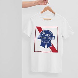 2X Pure White Trash Beer T-Shirt